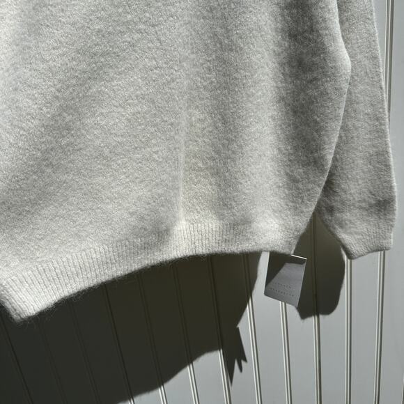 Lauren Manoogian New Suri Alpaca Long Sleeve Crewneck Sweater Celadon Size 1 NWT - Picture 10 of 16